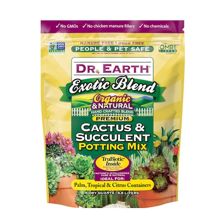 Dr. Earth Dr. Earth Exotic Blend Organic Cacti and Succulent Potting Mix 8 qt 810